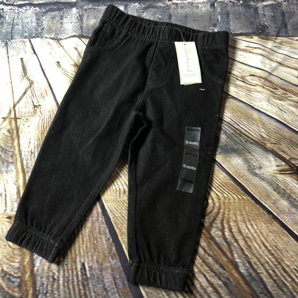 Infant Boy joggers Black Size 12-18